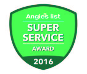 2016 Angies list Super Service award winners