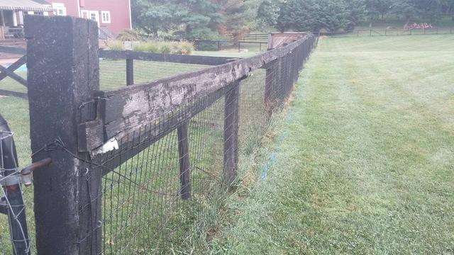 Paddock Fence installation, Bristow, VA