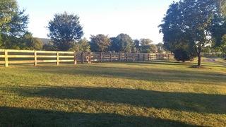 Paddock Fence installation, Bristow, VA