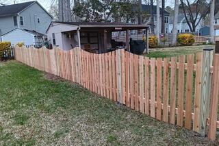 Wood Picket Fence Install Newport News, VA