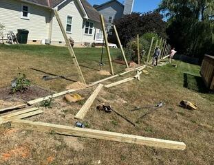 Wood Privacy Fence Install Boston, VA