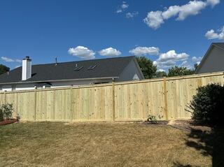 Wood Privacy Fence Install Boston, VA