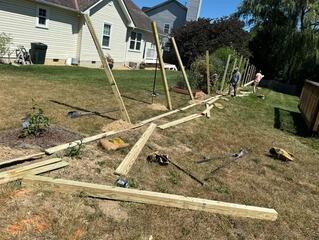 Wood Privacy Fence Install Great Cacapon, WV