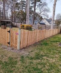 Wood Picket Fence Install Powell Point, NC