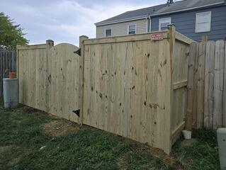 Wood Privacy Fence Install Dowell, MD