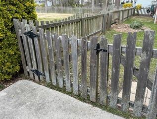 Wood Picket Fence Install Aydlett, NC