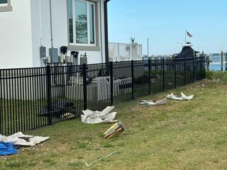 Aluminum Fence install Lutz FL