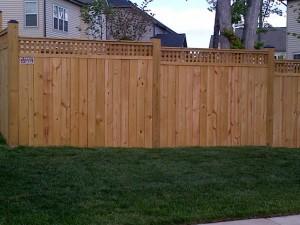 LATTICE ADDS A NICE TOUCH TO ANY FENCE