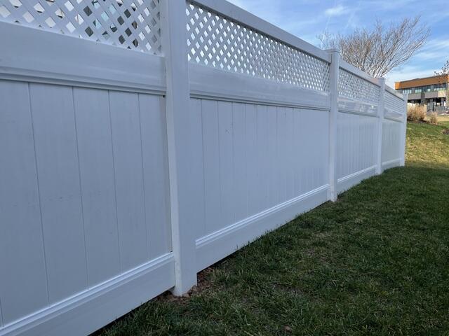 Vinyl Privacy Fence install in Ashburn, VA