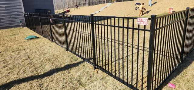 Aluminum Fence Project Complete!
