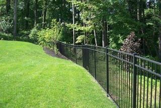 Fence Install for a Side Yard.